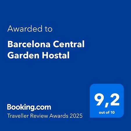 Barcelona Central Garden Hostal Bagian luar foto
